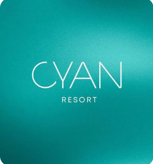 Logotipo Cyan Resort